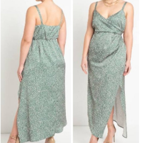 Eloquii Dresses & Skirts - ⏳️LAST CHANCE⏳️ Satin Wrap Dress